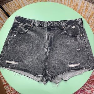 NWOT Black Highest Rise Cutoff Shorts-Wild Fable